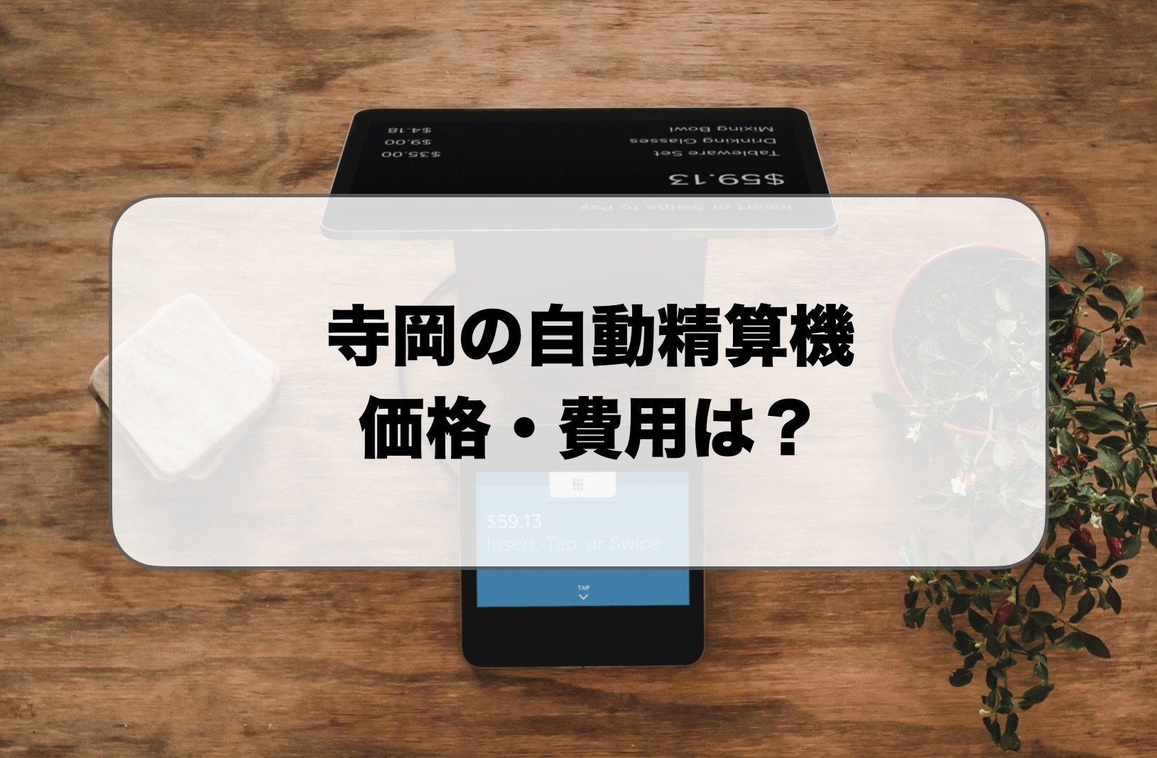 寺岡の自動精算機の価格
