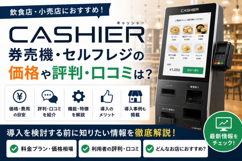 CASHIER券売機・セルフレジ
