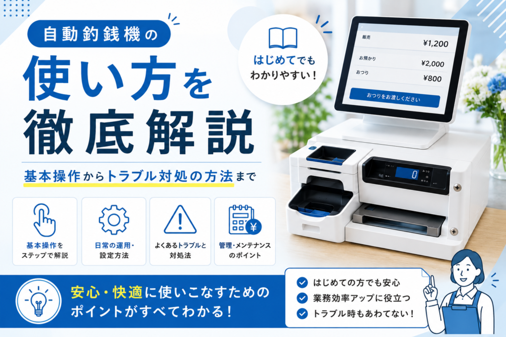 自動釣銭機の使い方