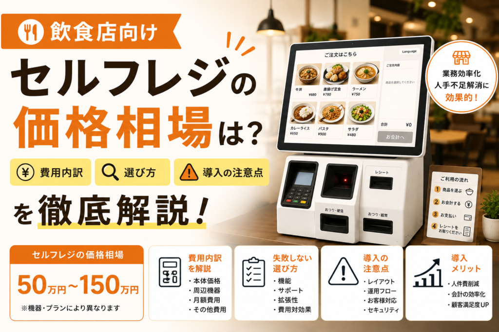飲食店のセルフレジ価格