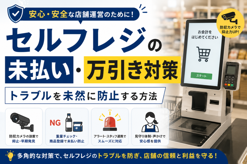 セルフレジの未払い対策