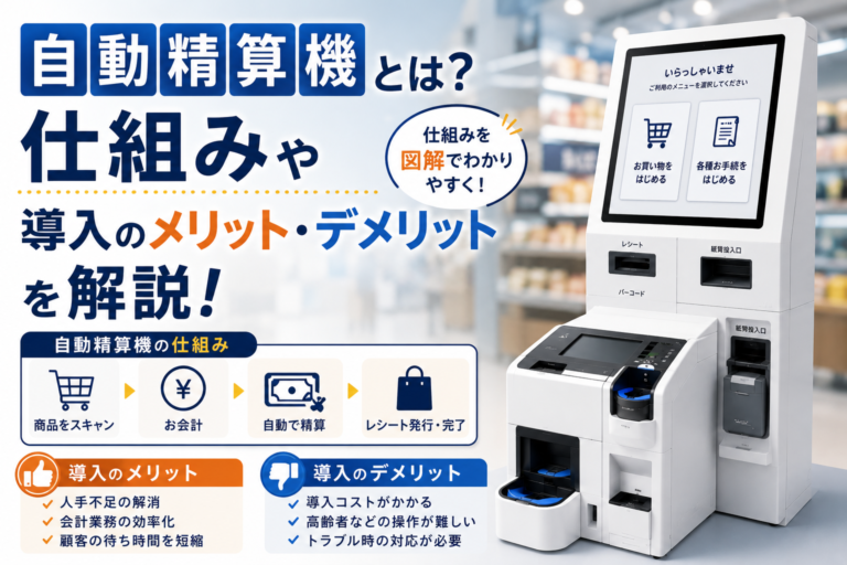 自動精算機とは?仕組みや導入のメリット・デメリットを解説!