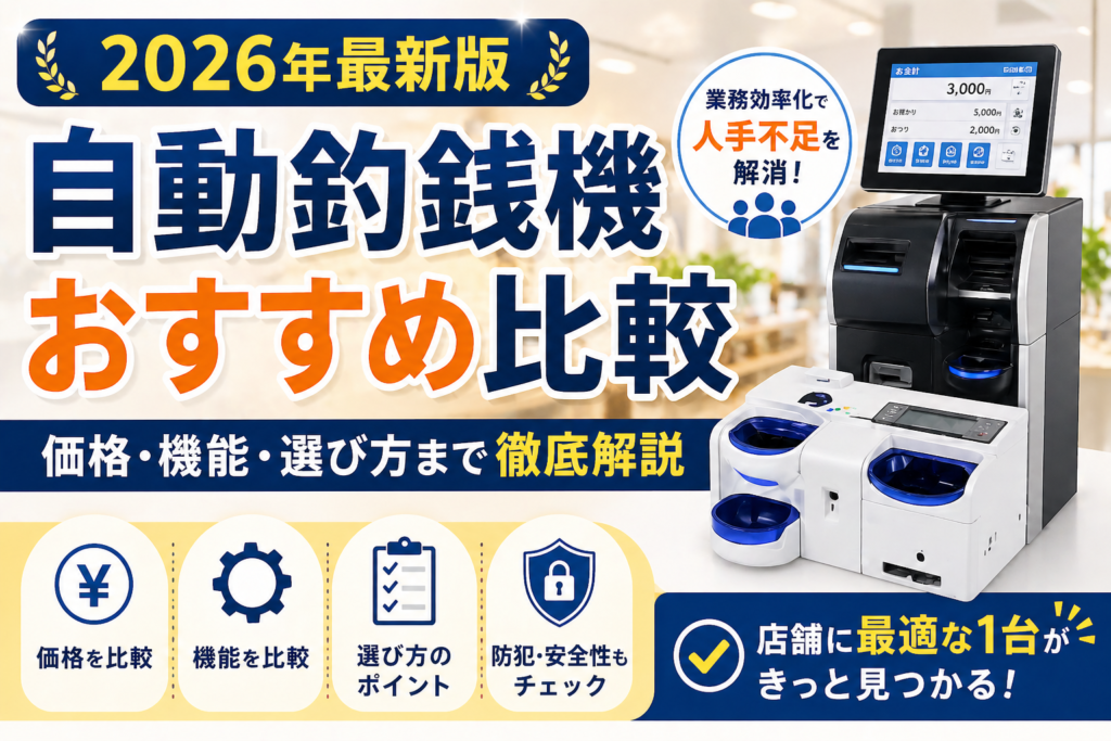 自動釣銭機比較