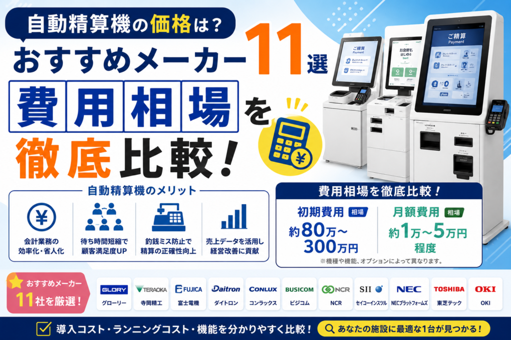 自動精算機の価格相場