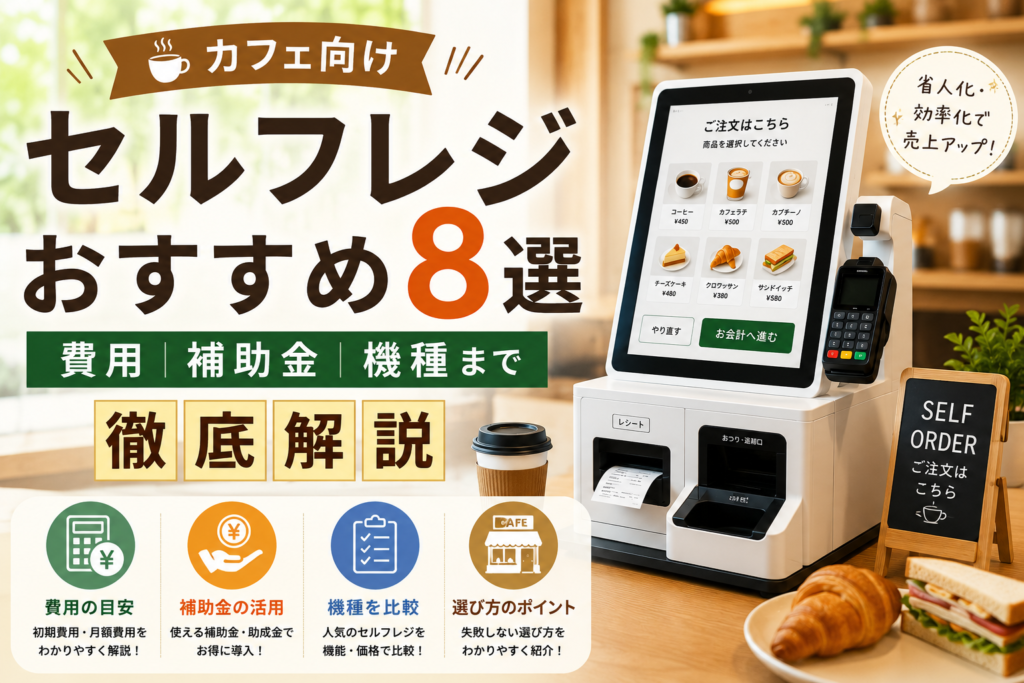 カフェ向けのセルフレジ