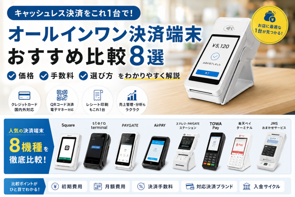オールインワン決済端末比較