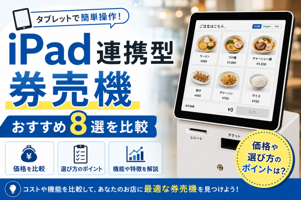 iPad連携券売機