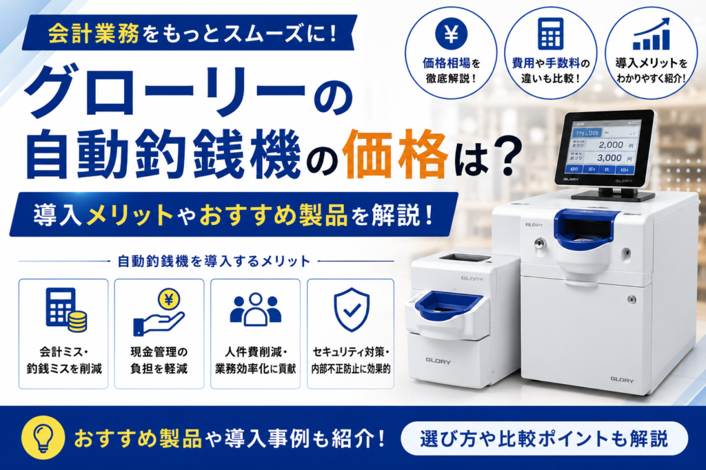 グローリー自動釣銭機の価格
