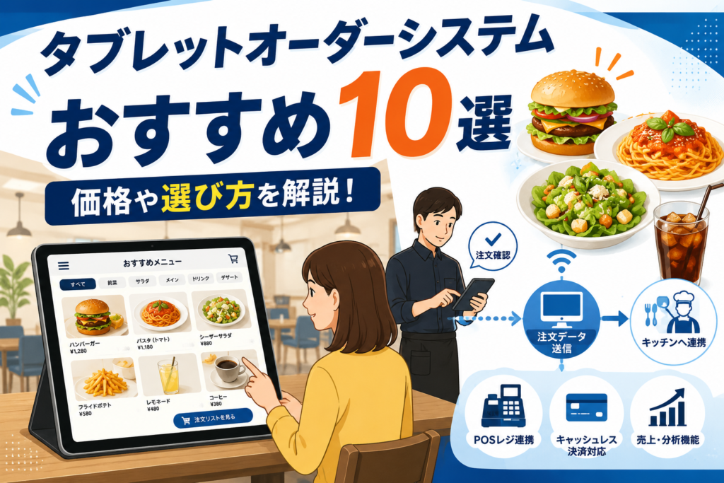 タブレットオーダーシステム比較
