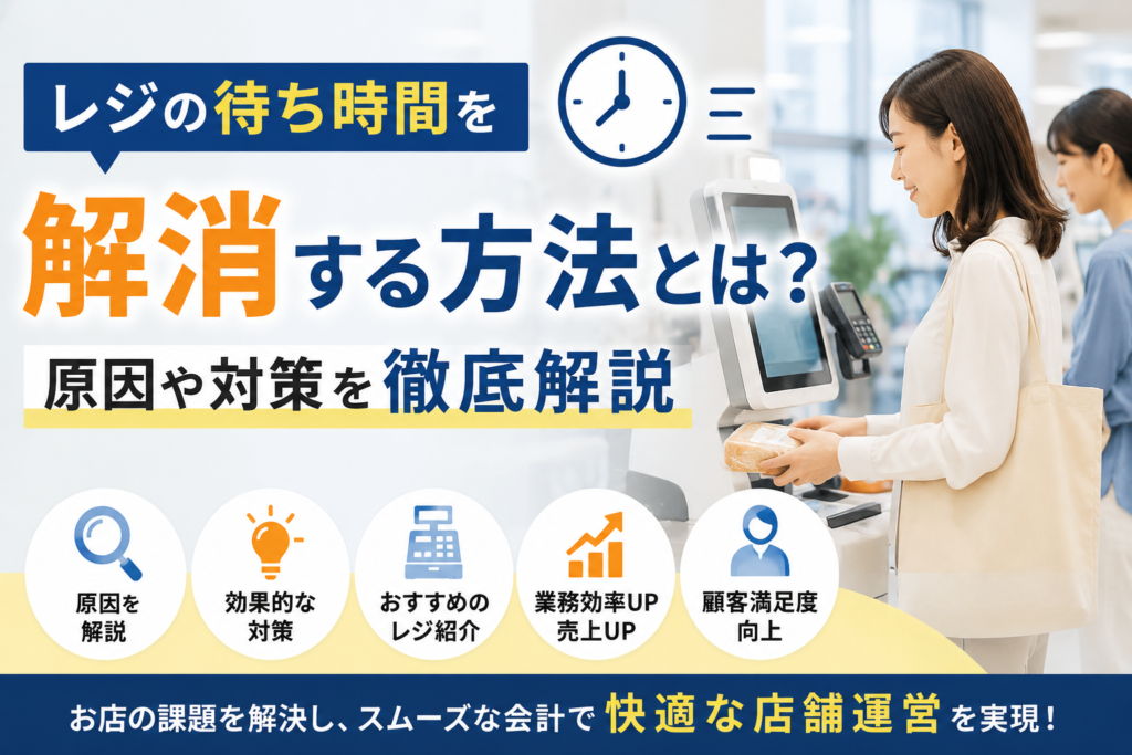 レジの待ち時間を解消する方法とは？原因や対策を徹底解説