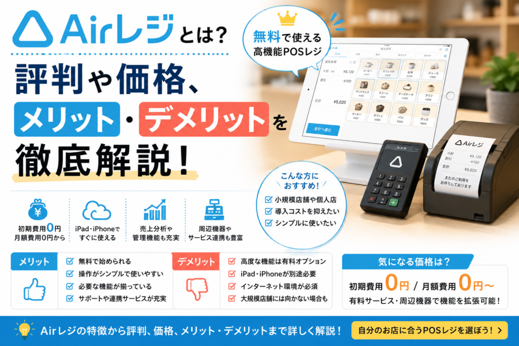 エアレジとは評判や価格