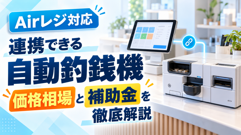 エアレジの自動釣銭機
