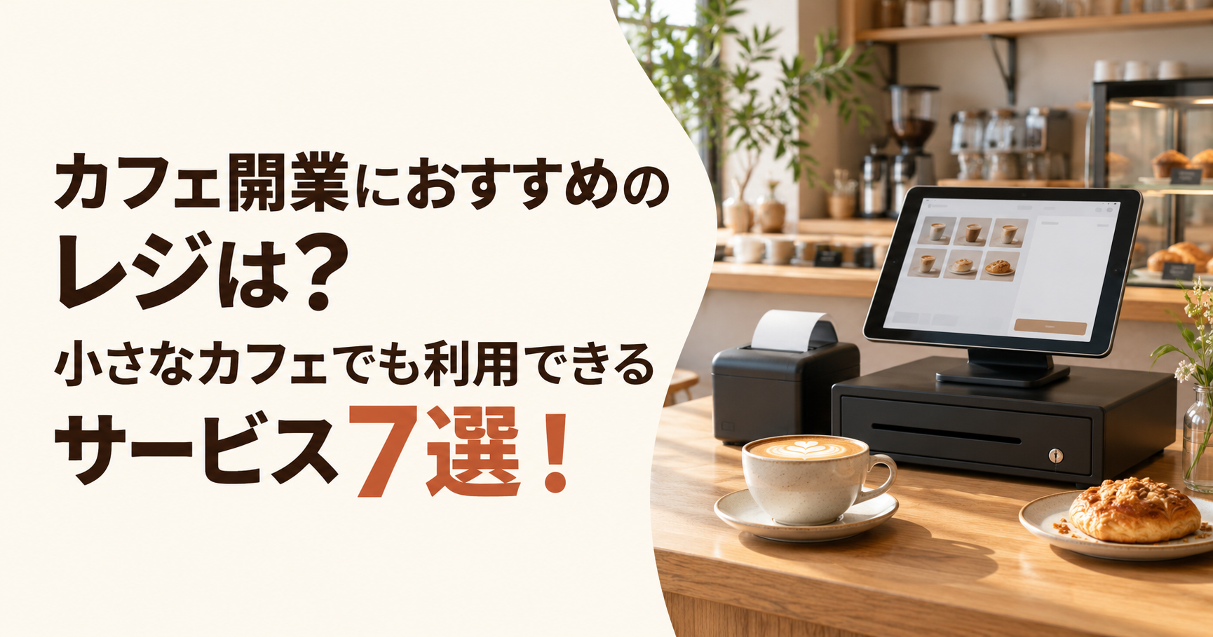 カフェ開業でおすすめのレジ